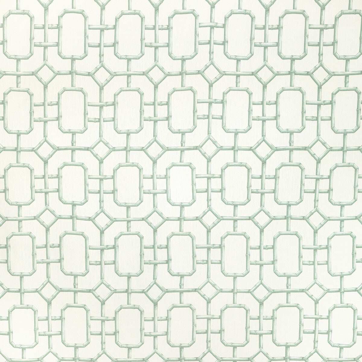 Bambu Fret fabric in leek color - pattern BAMBU FRET.353.0 - by Kravet Couture in the Jan Showers Charmant collection