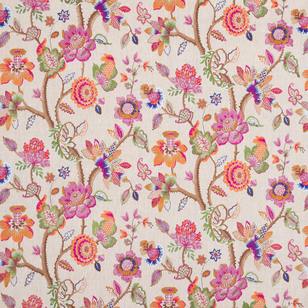 Dryden fabric in multi color - pattern BF10589.1.0 - by G P &amp; J Baker in the Cosmopolitan collection
