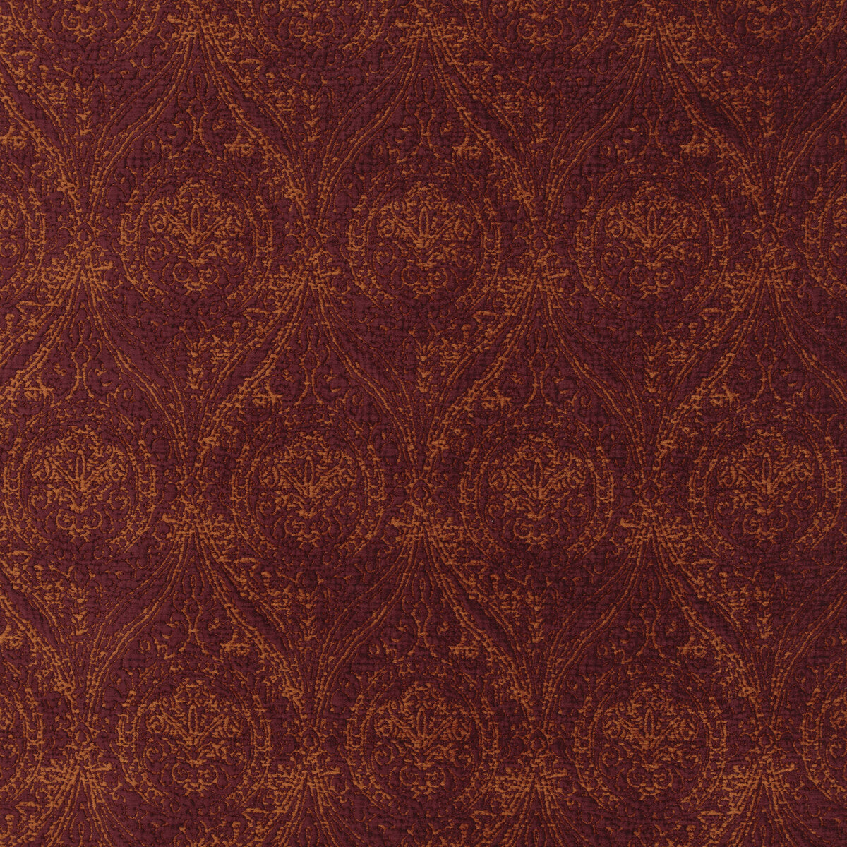 Wolsey fabric in garnet color - pattern BF10654.3.0 - by G P &amp; J Baker in the Historic Royal Palaces collection