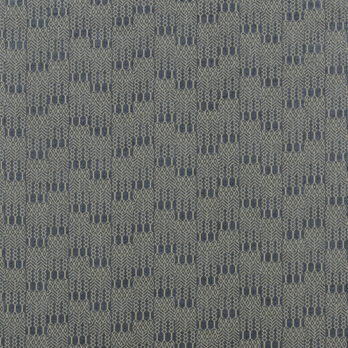 Chimney Weave fabric in sapphire color - pattern BF10674.648.0 - by G P &amp; J Baker in the Historic Royal Palaces collection