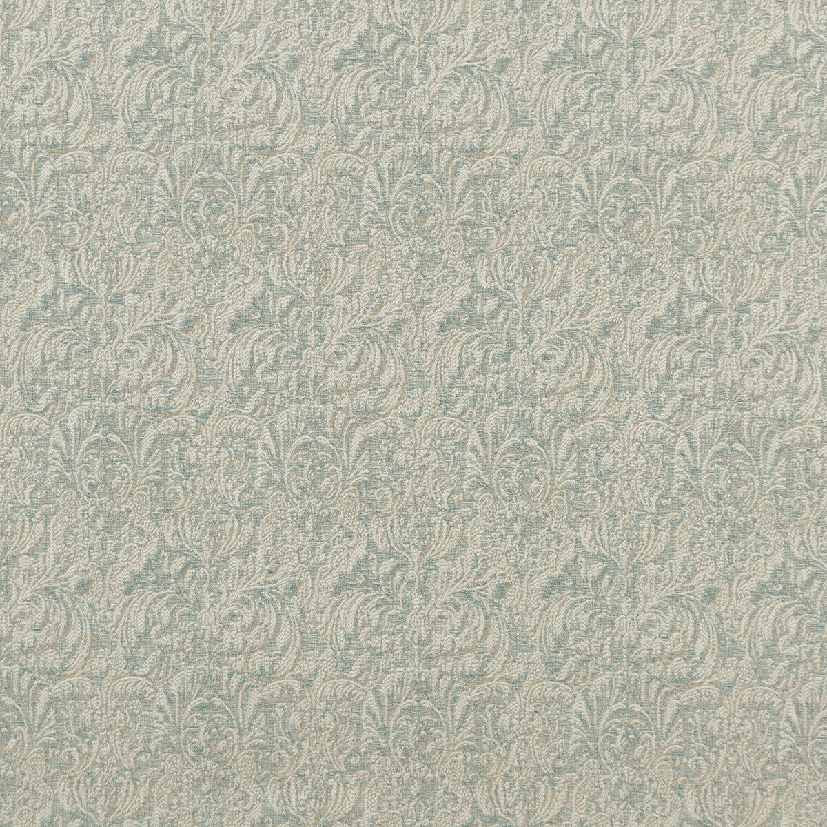Vintage Damask fabric in aqua color - pattern BF10725.725.0 - by G P &amp; J Baker in the Vintage Textures collection