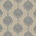 Montacute fabric in indigo color - pattern BF10767.2.0 - by G P & J Baker in the Keswick Embroideries collection