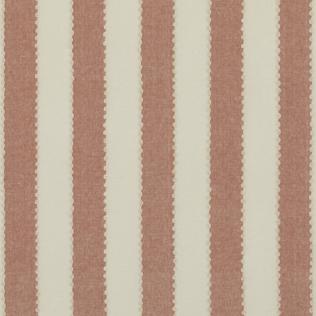 Ashmore Stripe fabric in red color - pattern BF10944.450.0 - by G P &amp; J Baker in the Ashmore collection