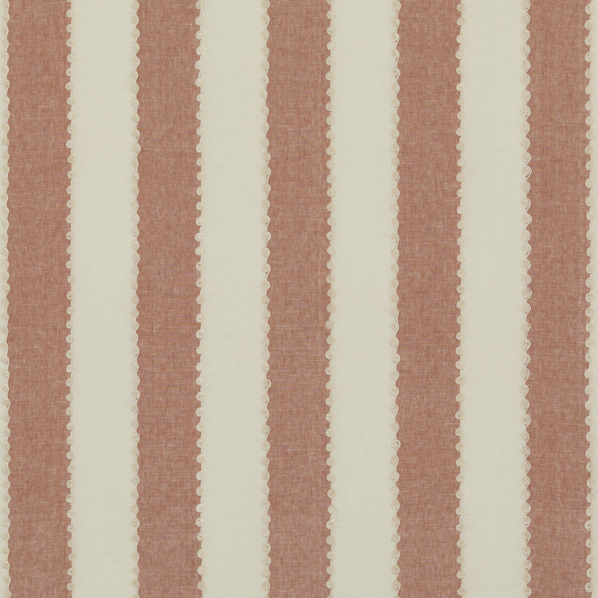 Ashmore Stripe fabric in red color - pattern BF10944.450.0 - by G P &amp; J Baker in the Ashmore collection