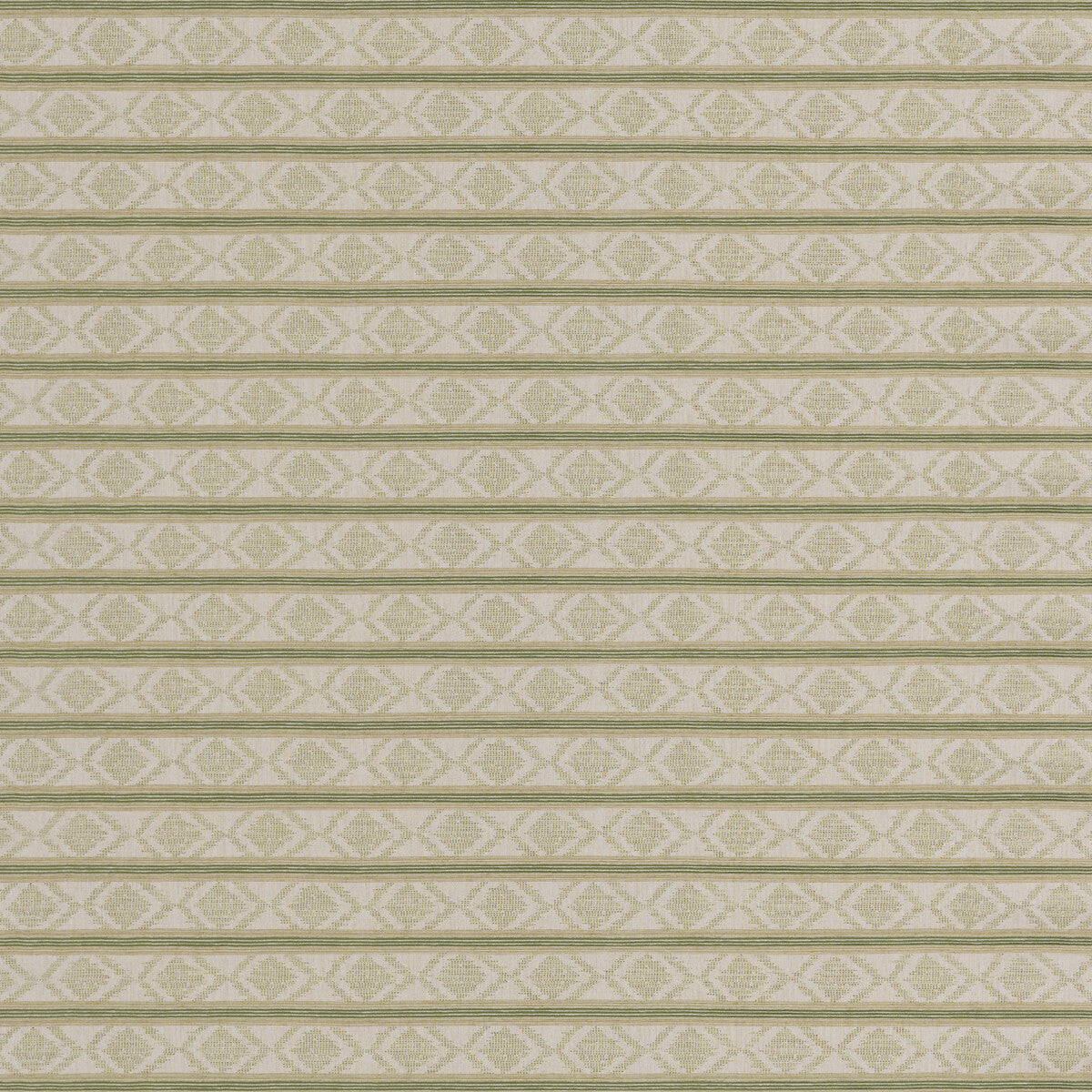 Burford Stripe fabric in green color - pattern BF11034.8.0 - by G P &amp; J Baker in the Burford Weaves collection