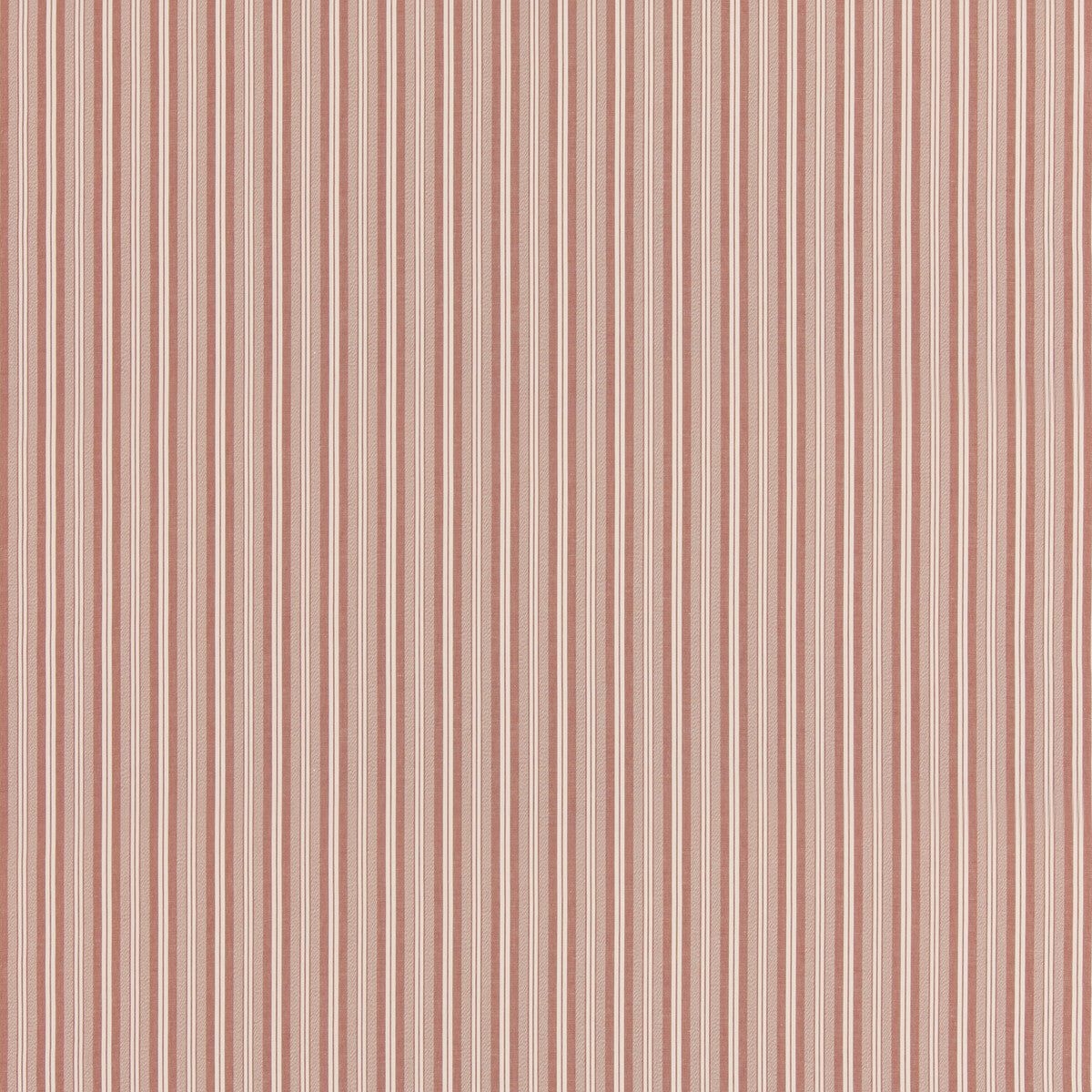 Laverton Stripe fabric in soft red color - pattern BF11037.450.0 - by G P &amp; J Baker in the Baker House Plain &amp; Stripe II collection