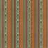 Bunty fabric in orange/green color - pattern BF11062.3.0 - by G P & J Baker in the X Kit Kemp Stripes collection