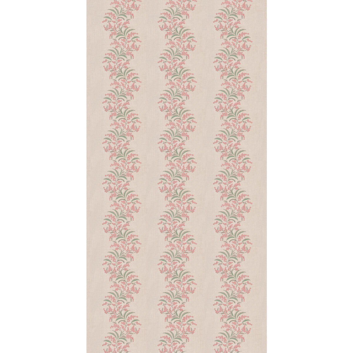 Sea Aster fabric in soft red color - pattern number BF11125.1.0 - by G P &amp; J Baker in the Canton collection