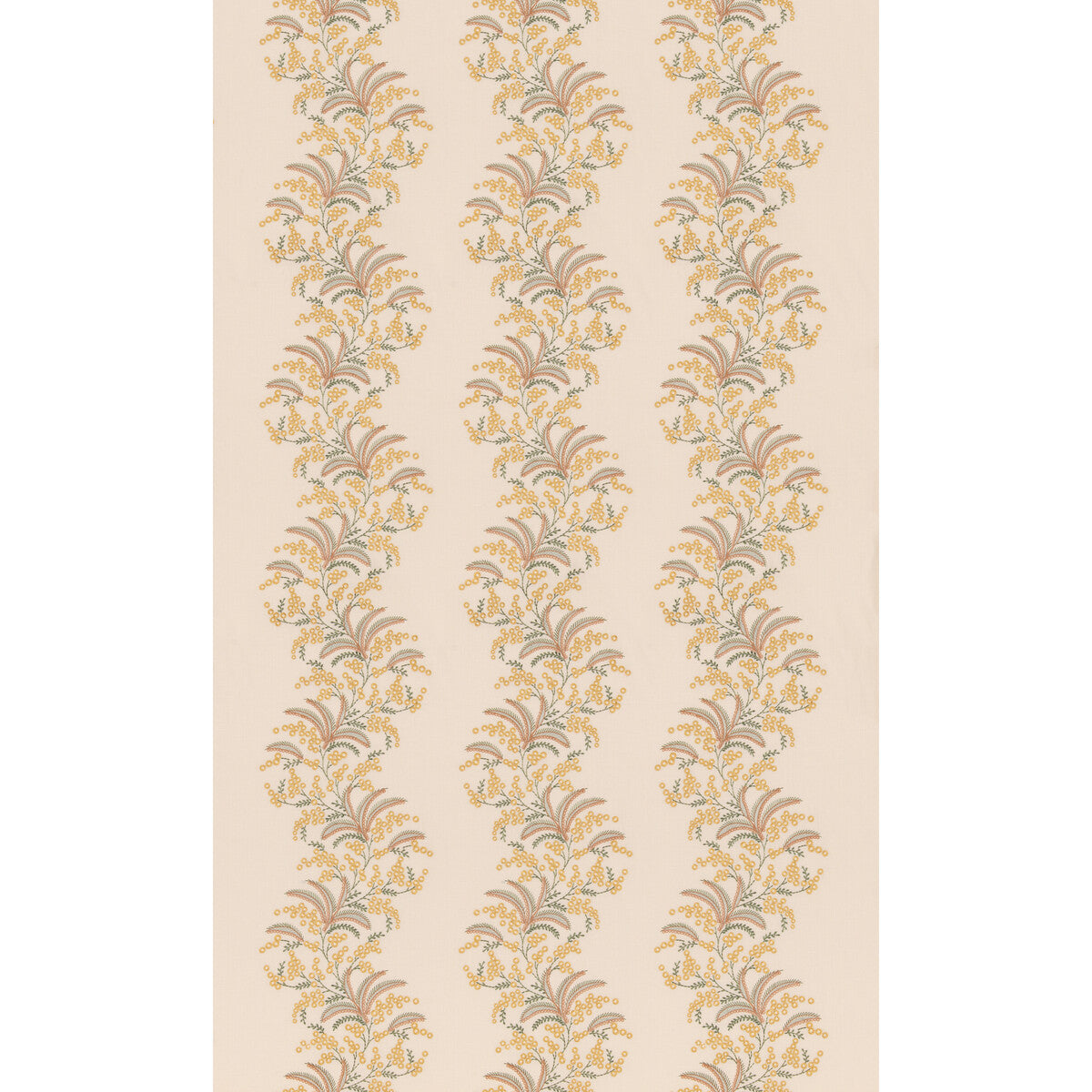 Sea Aster fabric in ochre color - pattern number BF11125.4.0 - by G P &amp; J Baker in the Canton collection
