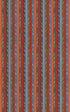 Tip Toe fabric in Indigo/Chocolate color - pattern number BF11128.1.0 - by G P & J Baker in the Kit Kemp Stripes II collection