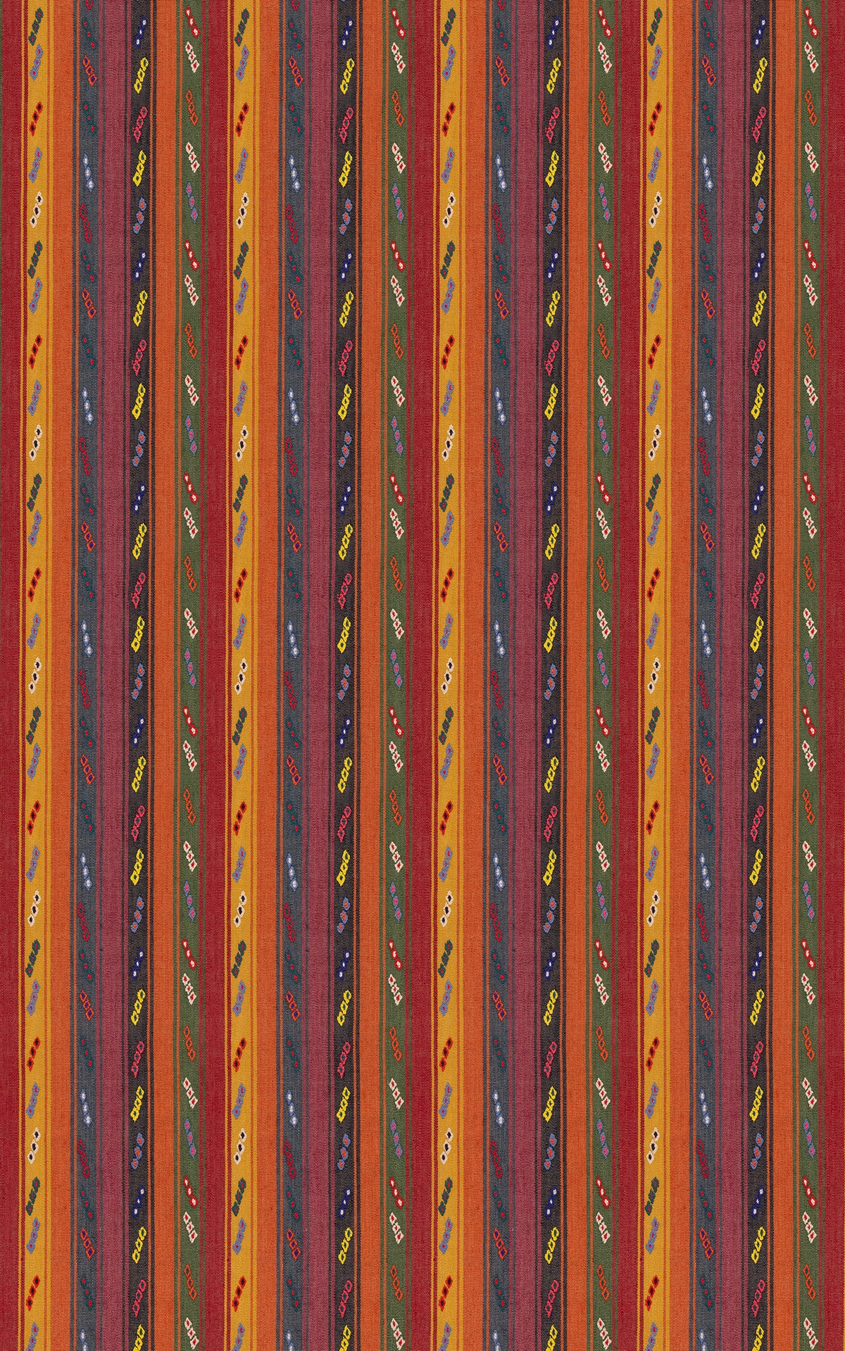 Tip Toe fabric in Jewel color - pattern number BF11128.2.0 - by G P &amp; J Baker in the Kit Kemp Stripes II collection
