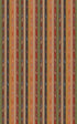 Tip Toe fabric in Earth/Indigo color - pattern number BF11128.4.0 - by G P & J Baker in the Kit Kemp Stripes II collection