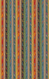 Tip Toe fabric in Teal/Spice color - pattern number BF11128.5.0 - by G P & J Baker in the Kit Kemp Stripes II collection