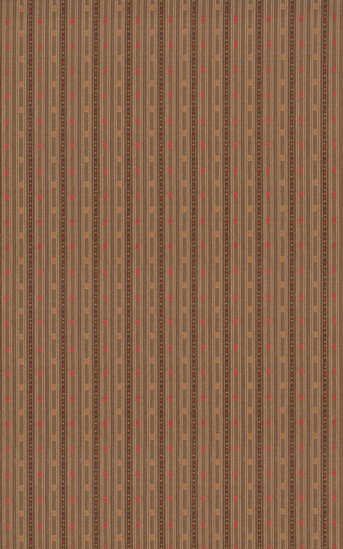 Tradewind fabric in Chocolate color - pattern number BF11129.1.0 - by G P &amp; J Baker in the Kit Kemp Stripes II collection