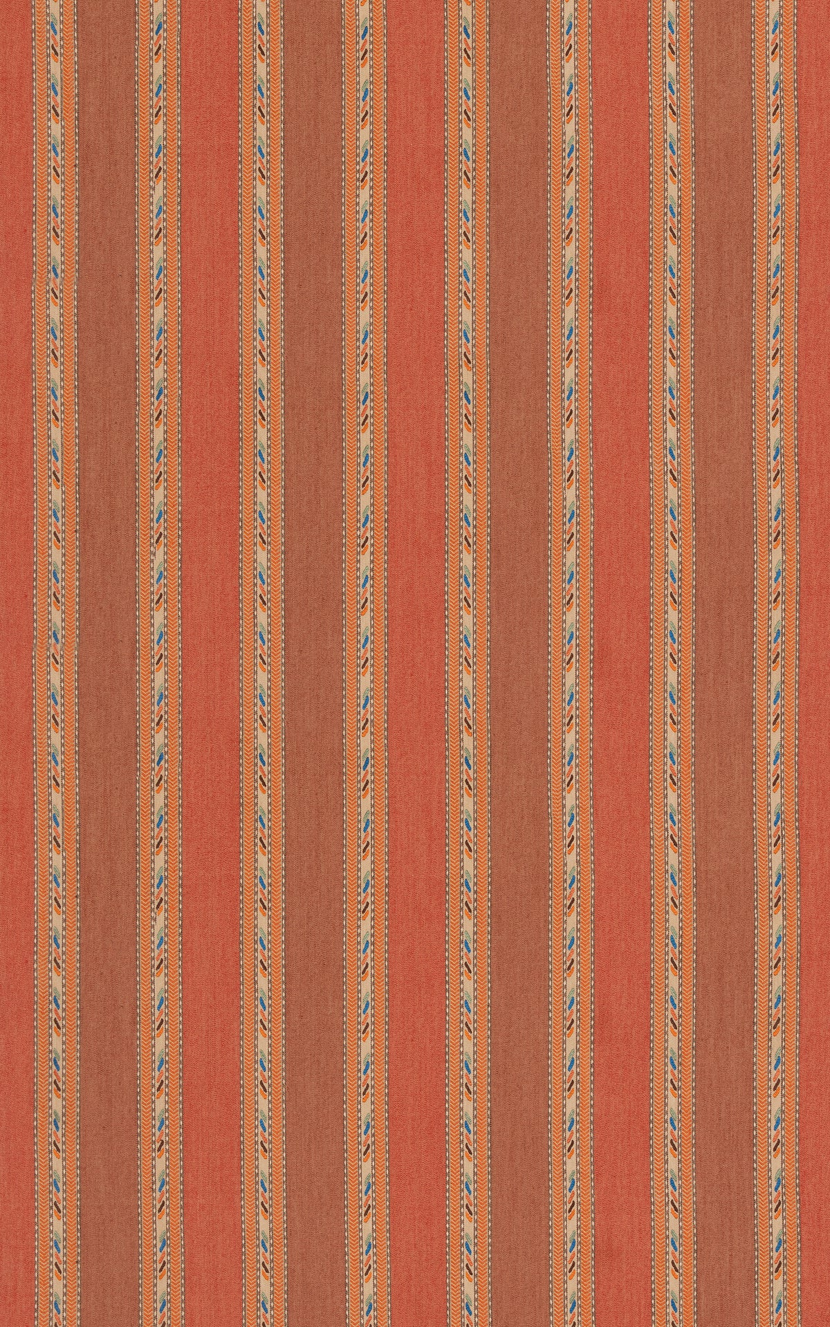 Zephyr fabric in Spice color - pattern number BF11131.4.0 - by G P &amp; J Baker in the Kit Kemp Stripes II collection