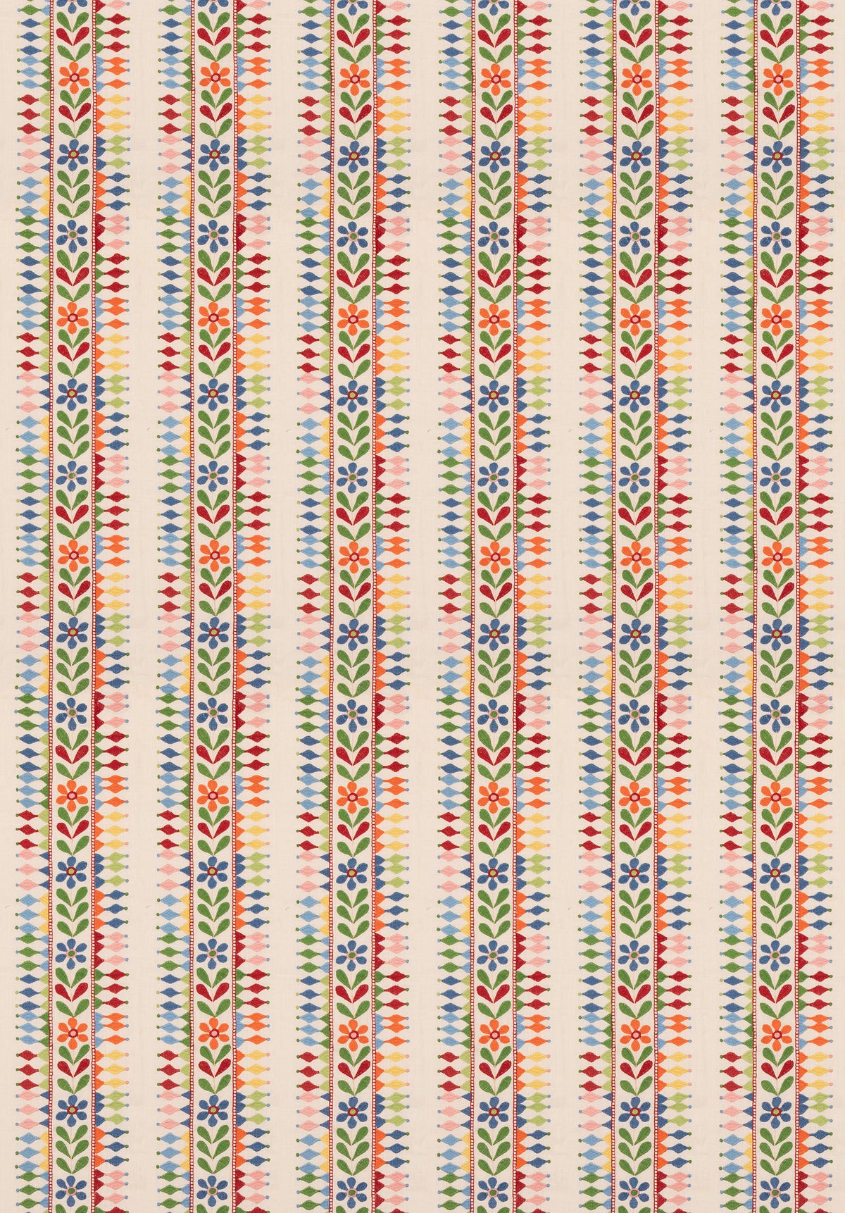 Flower Pot fabric in Jewel color - pattern number BF11142.1.0 - by G P &amp; J Baker in the Kit Kemp II collection