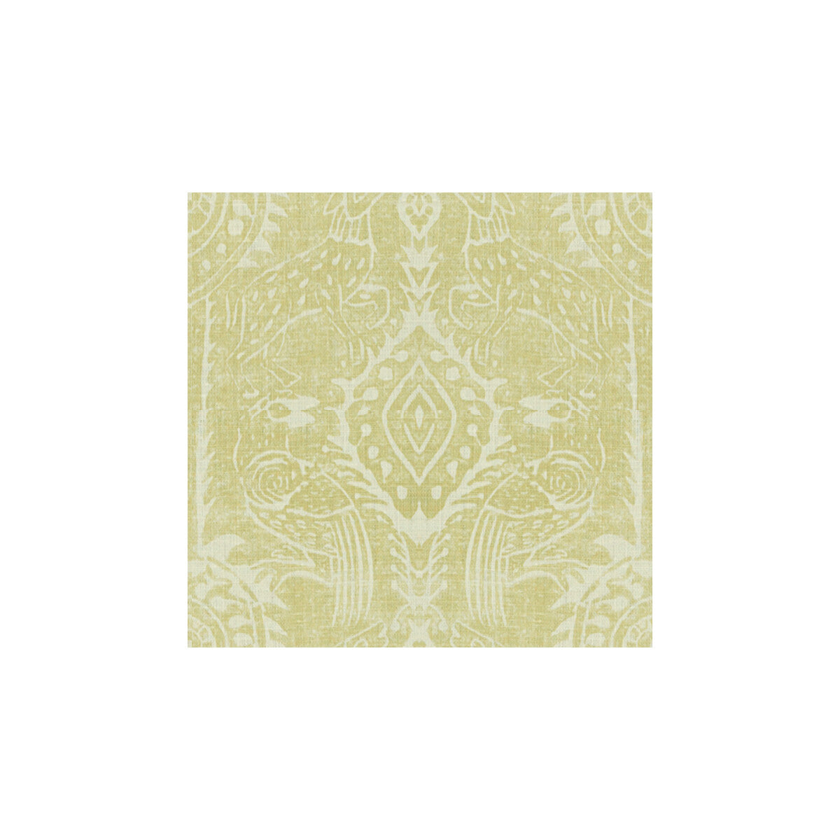 Beasties fabric in lime color - pattern BFC-3512.23.0 - by Lee Jofa in the Blithfield collection