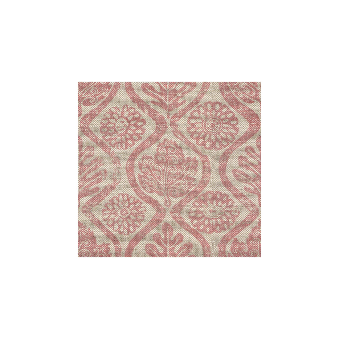Oakleaves fabric in pink/oatmeal color - pattern BFC-3515.79.0 - by Lee Jofa in the Blithfield collection