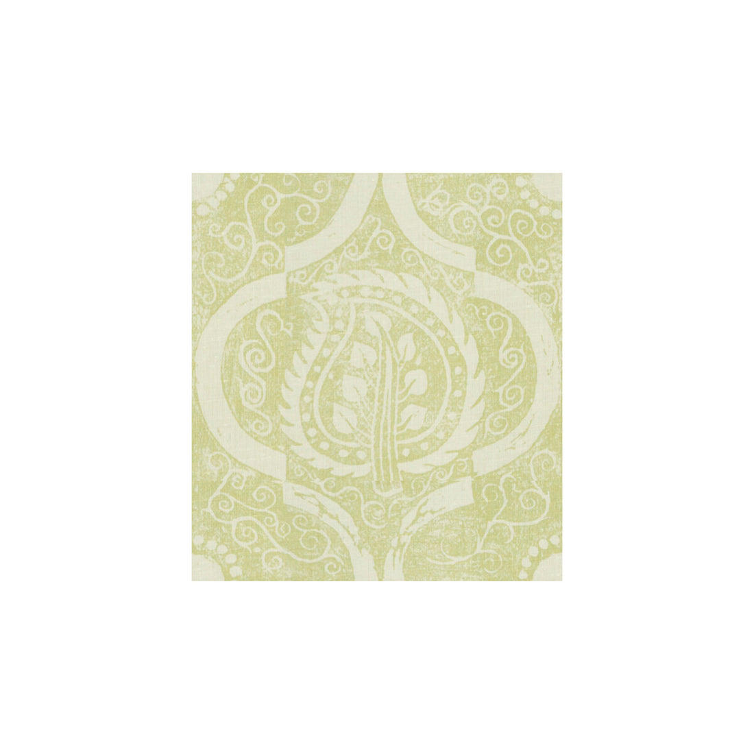 Persian Leaf fabric in lime color - pattern BFC-3516.23.0 - by Lee Jofa in the Blithfield collection