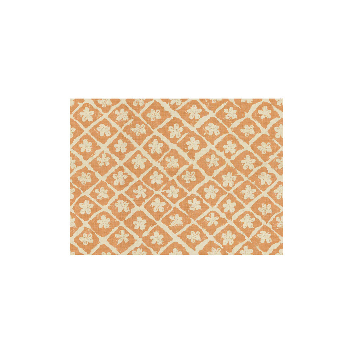 Pomeroy fabric in pumpkin/natural color - pattern BFC-3522.22.0 - by Lee Jofa in the Blithfield collection