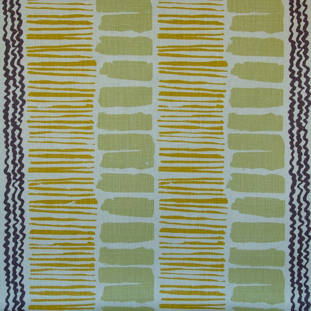 Saltaire fabric in lime/gold/plum color - pattern BFC-3624.34.0 - by Lee Jofa in the Blithfield collection