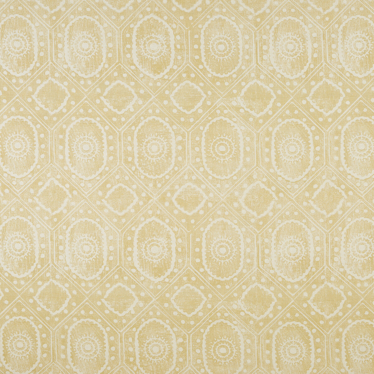 Diamond fabric in gold color - pattern BFC-3643.4.0 - by Lee Jofa in the Blithfield collection