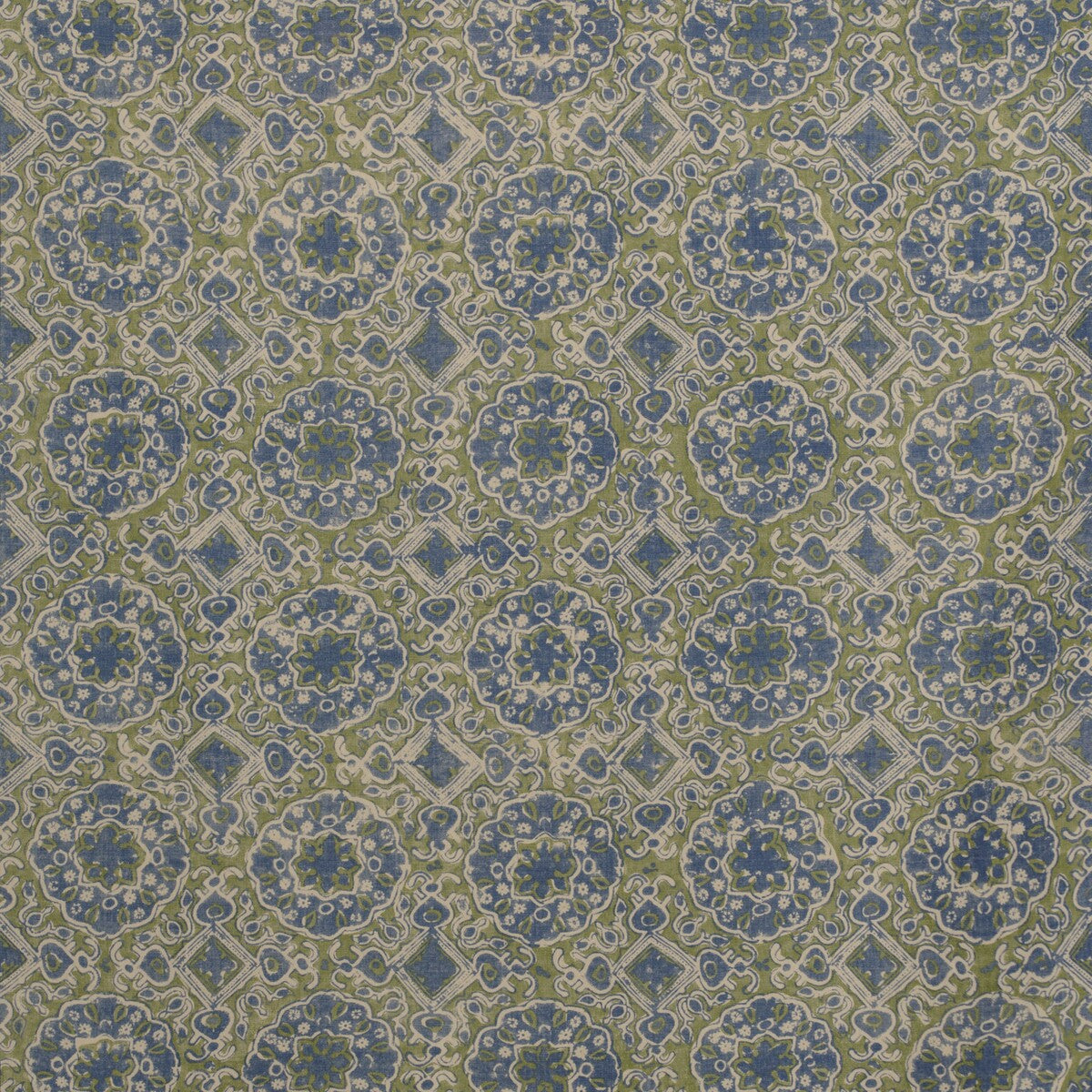 Ashcombe fabric in blue/green color - pattern BFC-3652.523.0 - by Lee Jofa in the Blithfield collection