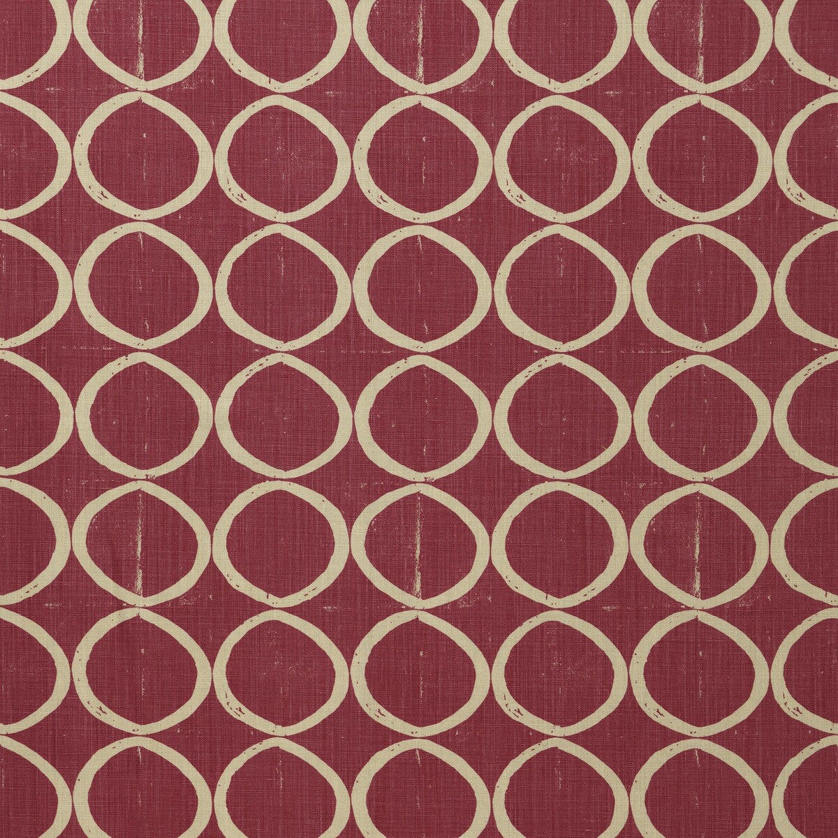 Circles fabric in berry color - pattern BFC-3665.717.0 - by Lee Jofa in the Blithfield collection