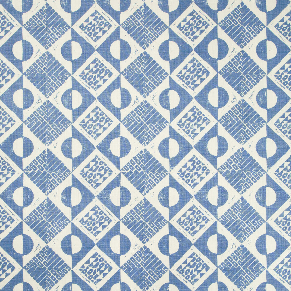 Circles And Squares fabric in azure color - pattern BFC-3666.5.0 - by Lee Jofa in the Blithfield collection