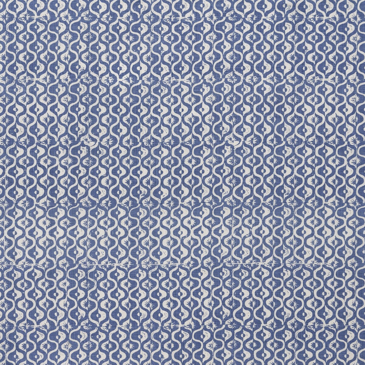 Small Medallion fabric in azure color - pattern BFC-3669.5.0 - by Lee Jofa in the Blithfield collection