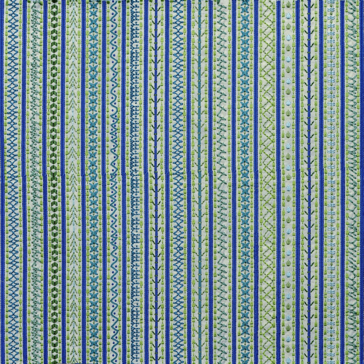 Capri fabric in blue/green color - pattern BFC-3680.530.0 - by Lee Jofa in the Blithfield collection