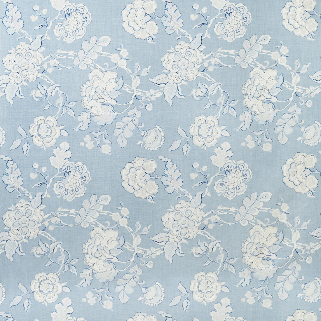 Somerset fabric in sky color - pattern BFC-3682.51.0 - by Lee Jofa in the Blithfield collection