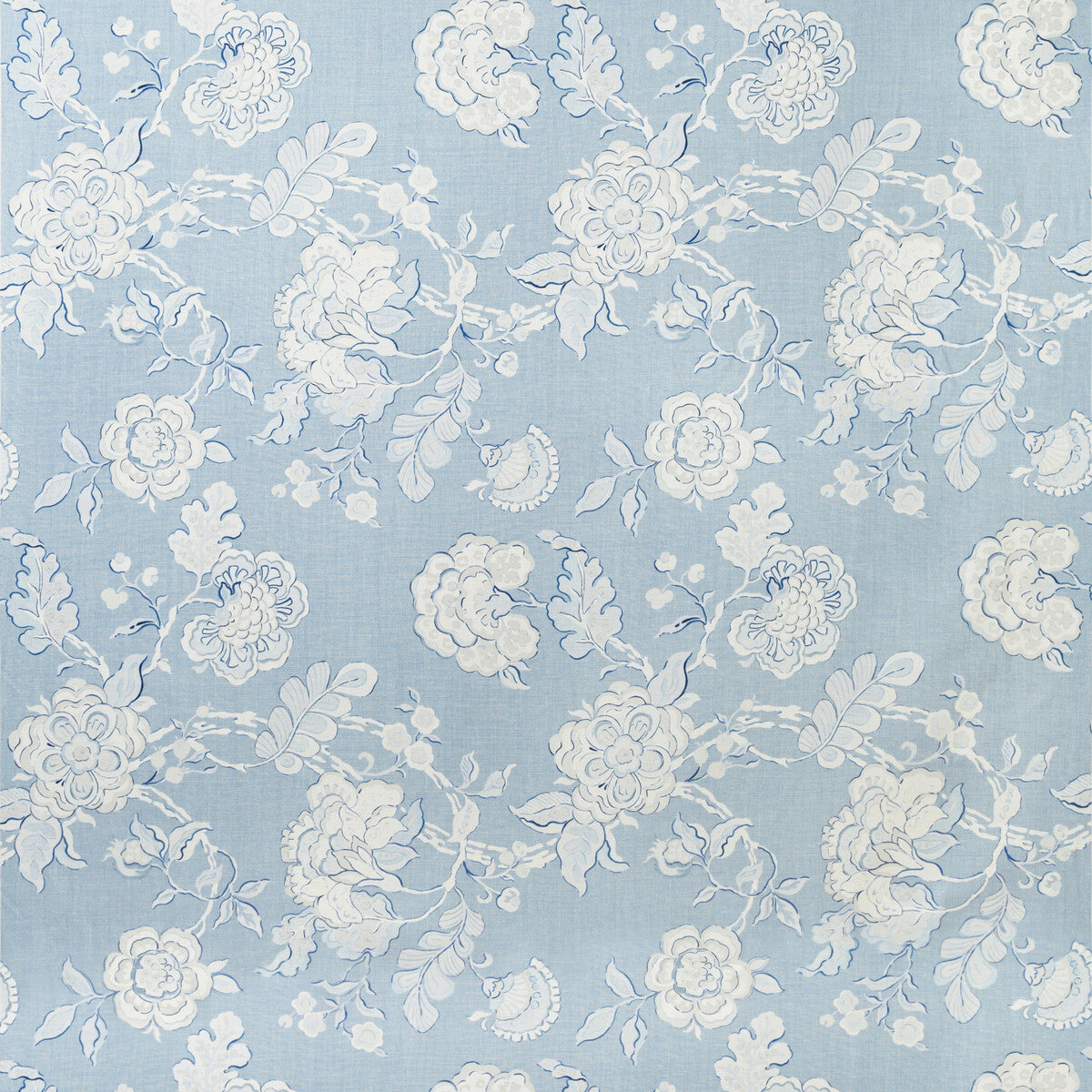 Somerset fabric in sky color - pattern BFC-3682.51.0 - by Lee Jofa in the Blithfield collection