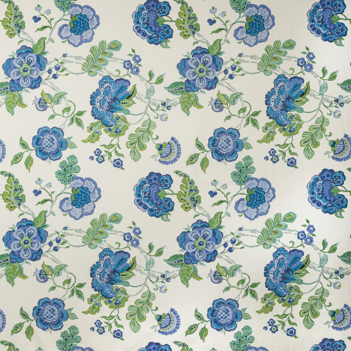 Somerset fabric in blue/green color - pattern BFC-3682.530.0 - by Lee Jofa in the Blithfield collection