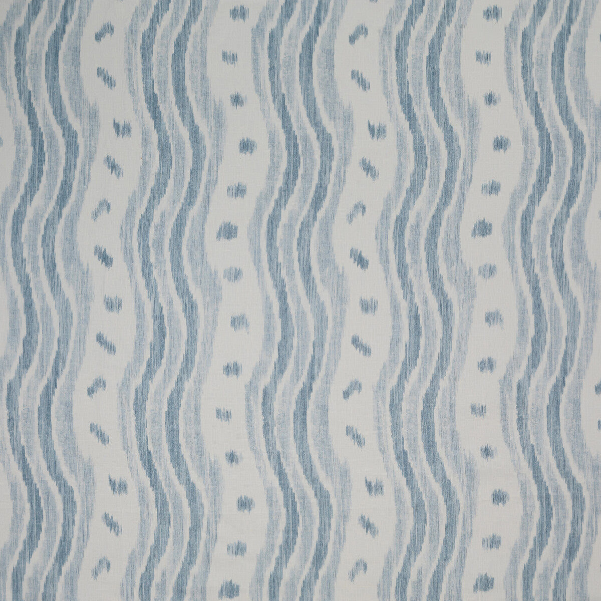 Ikat Stripe fabric in pale blue color - pattern BFC-3687.1115.0 - by Lee Jofa in the Blithfield collection