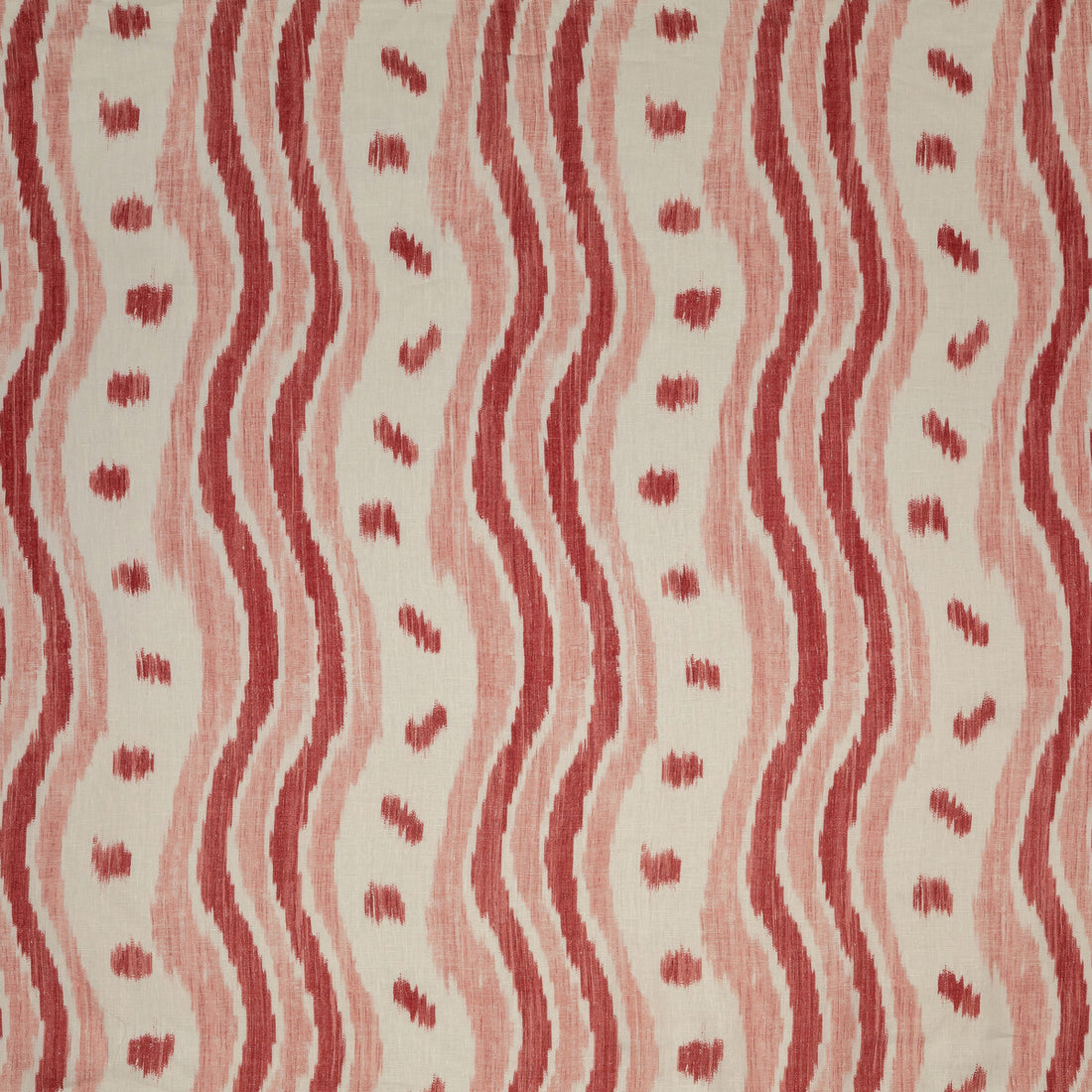 Ikat Stripe fabric in coral color - pattern BFC-3687.917.0 - by Lee Jofa in the Blithfield collection