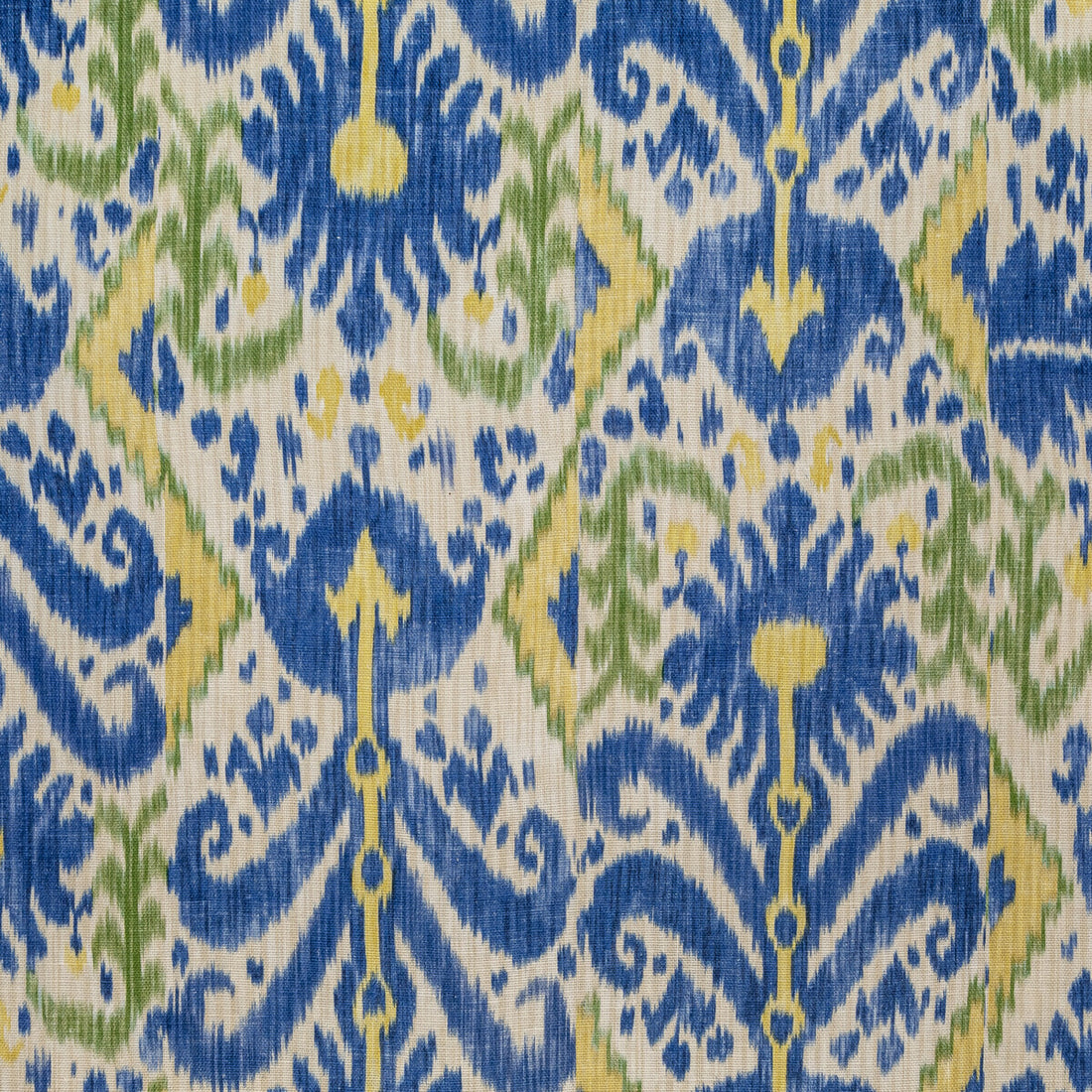 Kamara fabric in blue/yellow color - pattern BFC-3688.514.0 - by Lee Jofa in the Blithfield collection