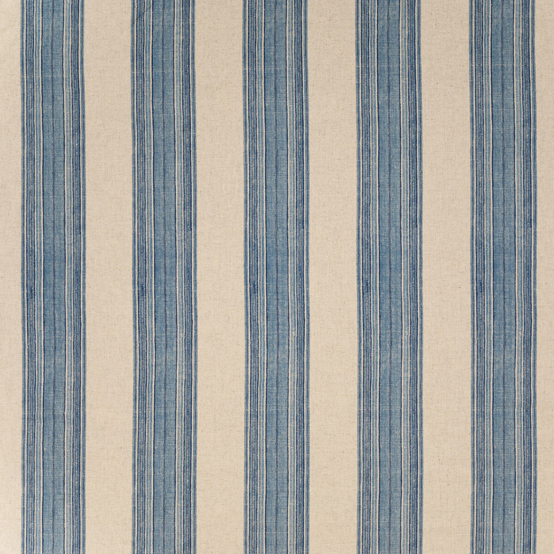 Mifflin Stripe fabric in blue color - pattern BFC-3709.5.0 - by Lee Jofa in the Blithfield Eden collection