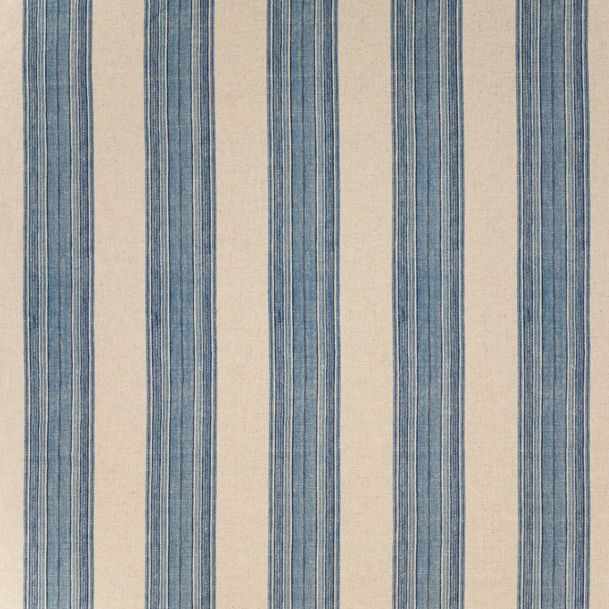 Mifflin Stripe fabric in blue color - pattern BFC-3709.5.0 - by Lee Jofa in the Blithfield Eden collection