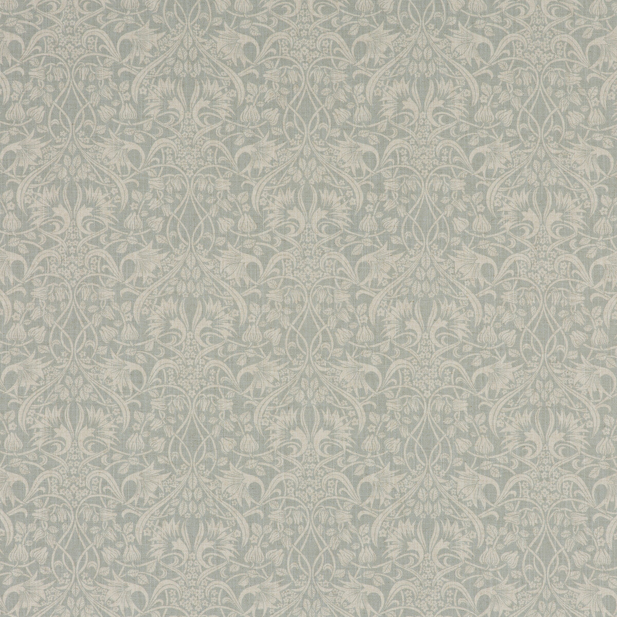 Fritillerie fabric in aqua color - pattern BP10620.2.0 - by G P &amp; J Baker in the Originals V collection