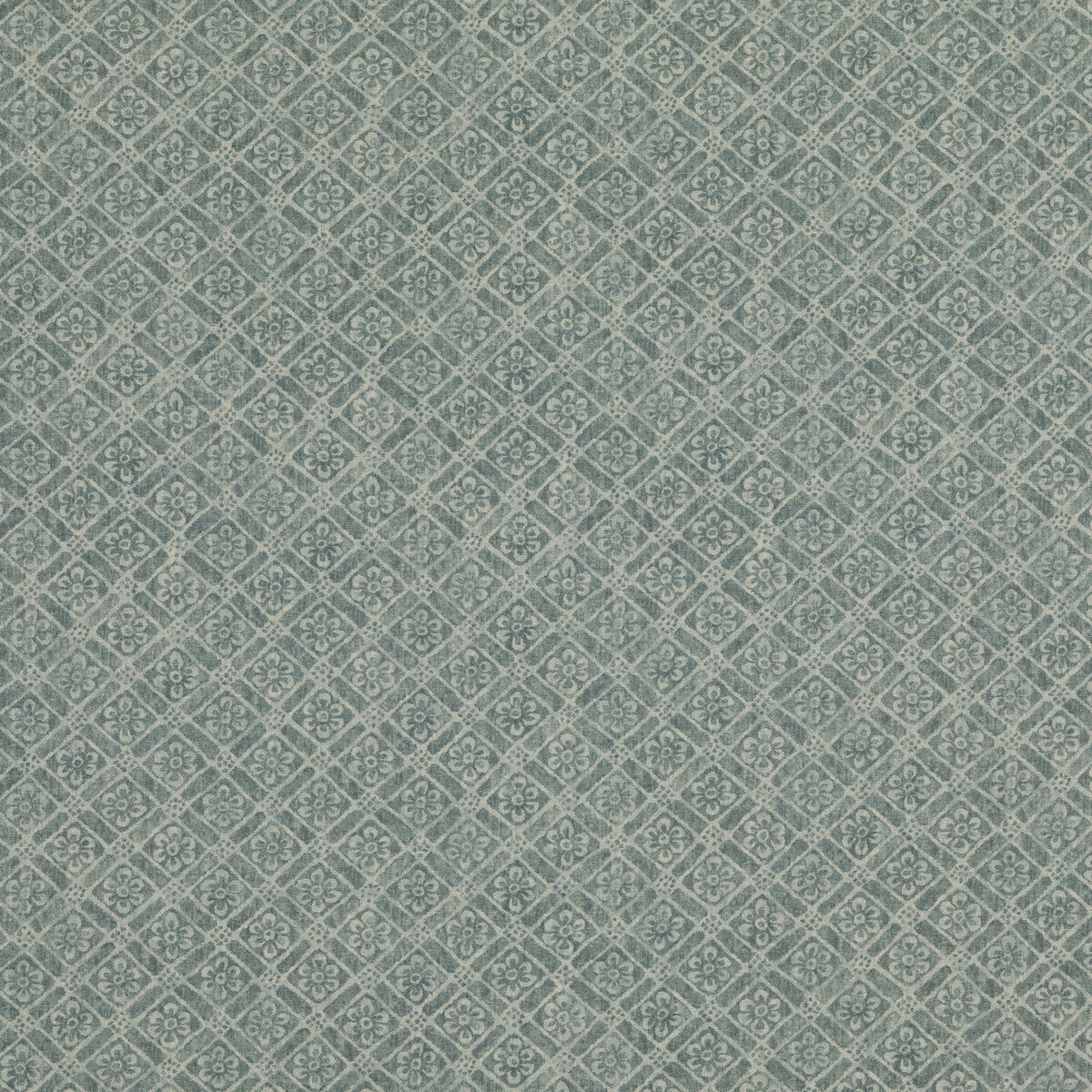 Moreton Trellis fabric in teal color - pattern BP10775.3.0 - by G P &amp; J Baker in the Signature Prints collection