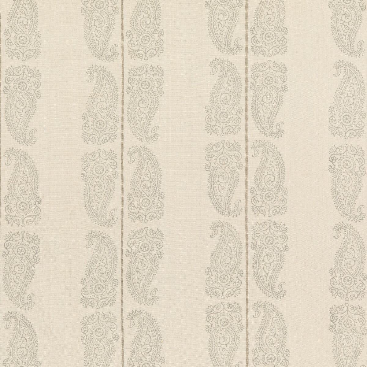 Cromer Paisley fabric in dove color - pattern BP10796.3.0 - by G P &amp; J Baker in the Artisan II collection