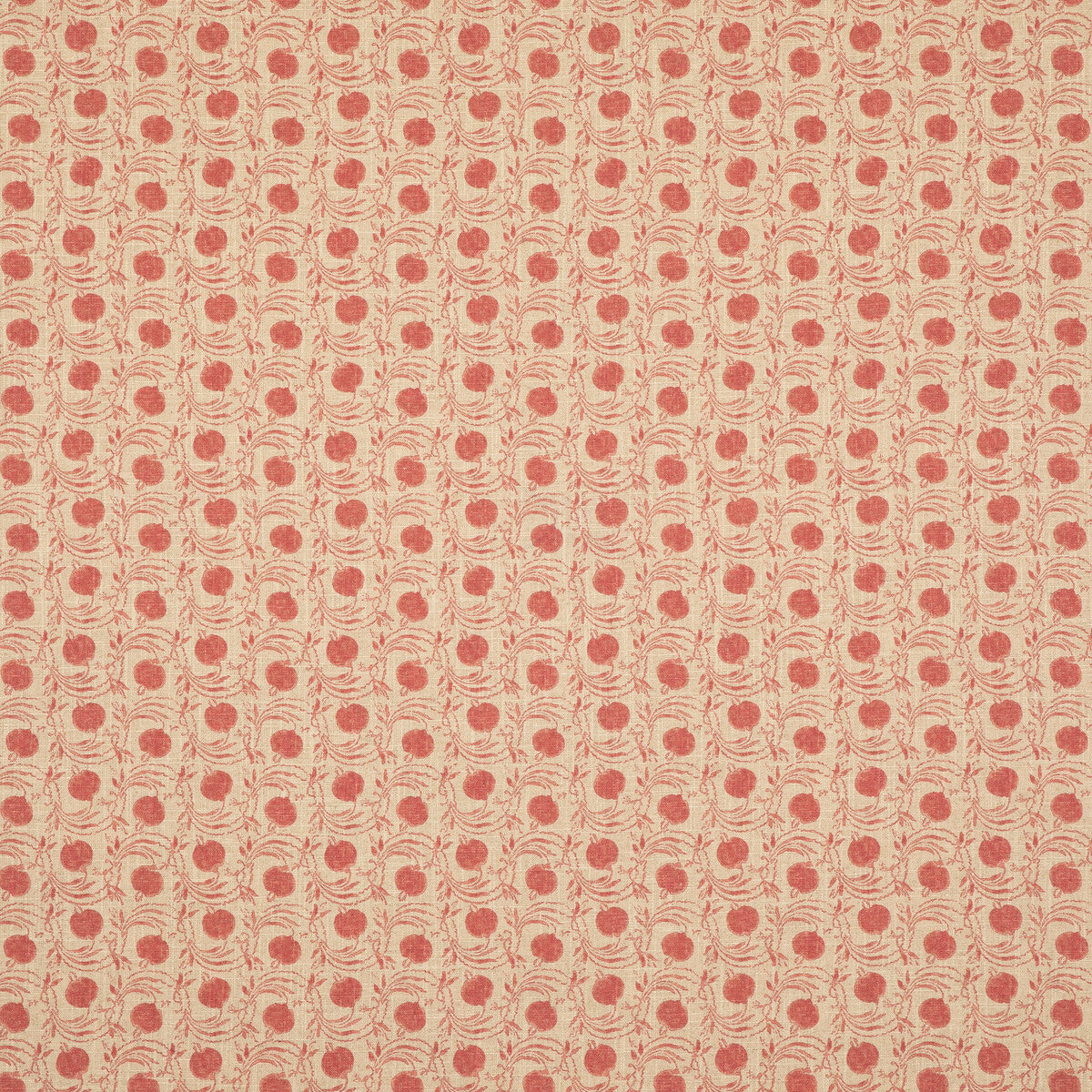 Seed Pod fabric in red color - pattern BP10824.1.0 - by G P &amp; J Baker in the Coromandel Small Prints collection