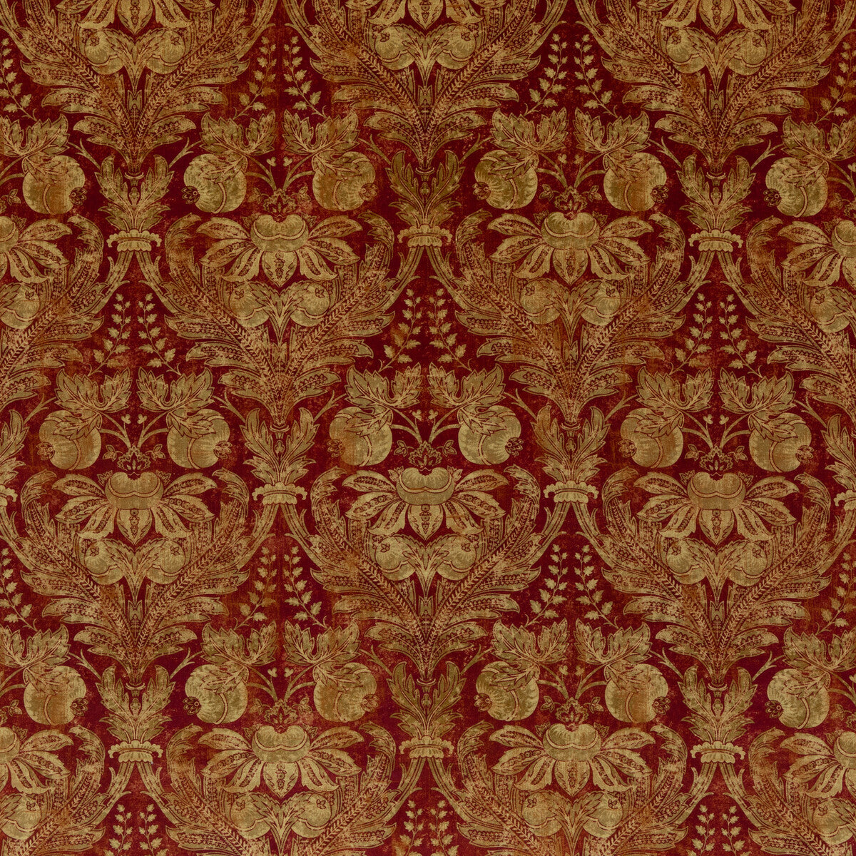 Lapura Velvet fabric in indian red color - pattern BP10829.2.0 - by G P &amp; J Baker in the Coromandel collection