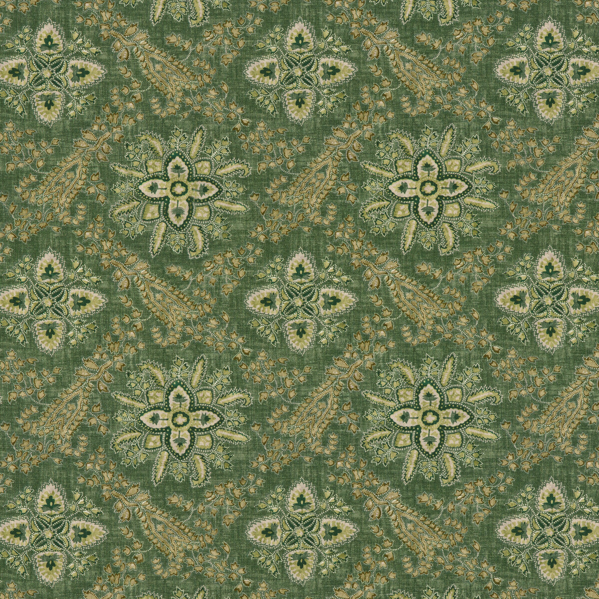 Cashmira fabric in emerald color - pattern BP10836.3.0 - by G P &amp; J Baker in the Coromandel collection