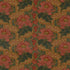 Brantwood Velvet fabric in rose/green color - pattern BP10970.1.0 - by G P & J Baker in the Original Brantwood Fabric collection