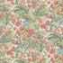 Trumpet Flowers Cotton fabric in red/green color - pattern BP10976.1.0 - by G P & J Baker in the Original Brantwood Fabric collection