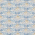 Tulip & Jasmine Cotton fabric in blue color - pattern BP10977.2.0 - by G P & J Baker in the Original Brantwood Fabric collection