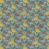 Tulip & Jasmine Cotton fabric in teal color - pattern BP10977.3.0 - by G P & J Baker in the Original Brantwood Fabric collection