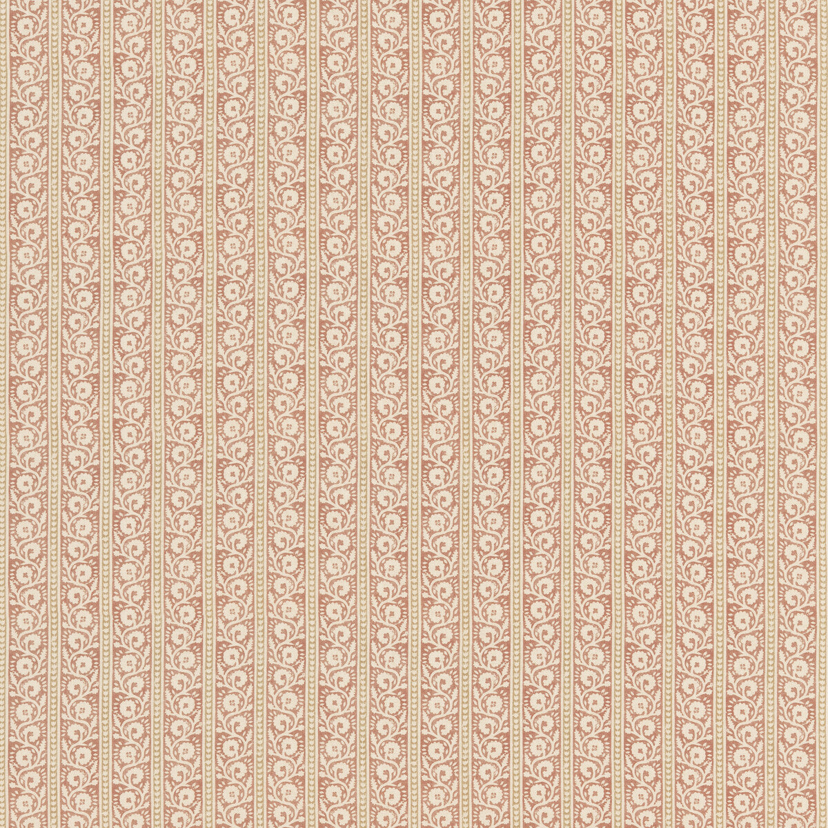 Bibury fabric in red/sand color - pattern BP10999.3.0 - by G P &amp; J Baker in the House Small Prints collection